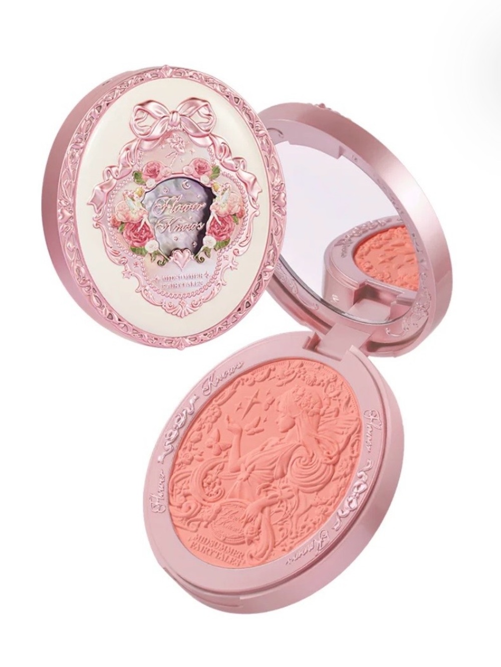 Midsummer Fairytales Velvet Embossed Blush- 01 Blooming Days